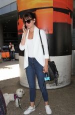 ANA DE ARMAS at LAX Airport in Los Angeles 08/31/2016
