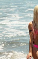 ANGELIQUE FRENCHY MORGAN in Bikini at a Beach in Malibu 09/07/2016