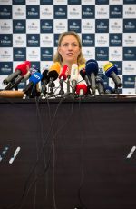 ANGELIQUE KERBER at Press Conference at Hilton Airport Hotel in Munich 09/13/2016
