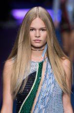 ANNA EWERS at Versace Spring/Summer 2017 Fashion Show at Milan Fashion Week