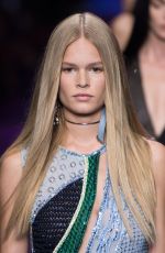 ANNA EWERS at Versace Spring/Summer 2017 Fashion Show at Milan Fashion Week