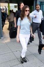 ANNA KENDRICK at Heathrow Airport in London 09/27/2016