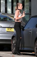 ANNALYNNE MCCORD Out and About in Santa Monica 09/01/2016