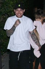 ARIANA GRANDE and Her Boyfriend Mac Miller Night Out in Los Angeles 09/01/2016