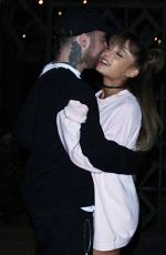 ARIANA GRANDE and Her Boyfriend Mac Miller Night Out in Los Angeles 09/01/2016