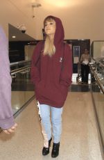 ARIANA GRANDE at LAX Airport in Los Angeles 09/15/2016