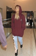 ARIANA GRANDE at LAX Airport in Los Angeles 09/15/2016