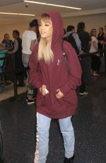 ARIANA GRANDE at LAX Airport in Los Angeles 09/15/2016