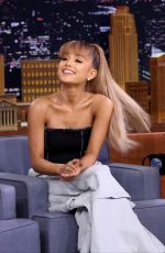 ARIANA GRANDE at Tonight Show Starring Jimmy Fallon in New York 09/08/2016