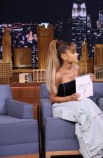 ARIANA GRANDE at Tonight Show Starring Jimmy Fallon in New York 09/08/2016