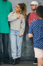 ARIANA GRANDE Outside SiriusXM Studios in New York 09/20/2016