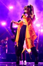 ARIANA GRANDE Performs at 2016 IhearRradio Music Festival in Las Vegas 09/24/2016