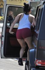 ARIEL WINTER in Tight Shorts Out in Studio City 09/14/2016