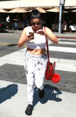 ARIEL WINTER in Tights Out and About in Los Angeles 09/02/2016