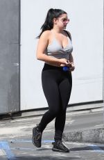 ARIEL WINTER in Tights Out in Los Angeles 09/27/2016