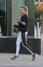 ASHLEY BENSON Heading to Soul Cycle in West Hollywood 09/28/2016