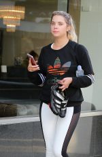 ASHLEY BENSON Heading to Soul Cycle in West Hollywood 09/28/2016