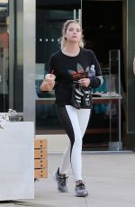 ASHLEY BENSON Heading to Soul Cycle in West Hollywood 09/28/2016