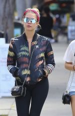 ASHLEY BENSON in Tights Out in Los Angeles 09/12/2016