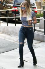 ASHLEY BENSON Out for Coffee in Hollywood 09/20/2016