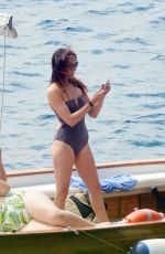ASHLEY BENSON, SHAY MITCHELL and TROIAN BELLISARIO in Swismuit and Bikinis at a Boat in Capri 09/09/2016