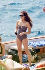 ASHLEY BENSON, SHAY MITCHELL and TROIAN BELLISARIO in Swismuit and Bikinis at a Boat in Capri 09/09/2016