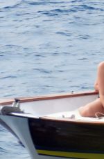 ASHLEY BENSON, SHAY MITCHELL and TROIAN BELLISARIO in Swismuit and Bikinis at a Boat in Capri 09/09/2016