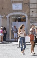 ASHLEY BENSON, TROIAN BELLISARIO and SHAY MITCHELL Out in Rome 09/06/2016