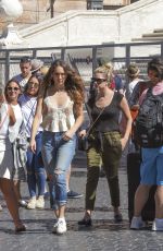ASHLEY BENSON, TROIAN BELLISARIO and SHAY MITCHELL Out in Rome 09/06/2016