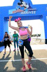 ASHLEY JAMES at Disneyland Paris Half Marathon Weekend 09/24/2016