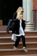 ASHLEY OLSEN Out and About in New York 08/31/2016