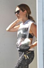 ASHLEY TISDALE Leaves a Gym in West Hollywood 09/28/2016