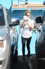ASHLEY TISDALE Leaves a Pilates Class in Los Angeles 09/16/2016