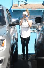 ASHLEY TISDALE Leaves a Pilates Class in Los Angeles 09/16/2016
