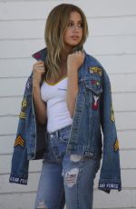 ASHLEY TISDALE on the Set of a Photoshoot in Hollywood 09/01/2016