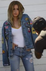 ASHLEY TISDALE on the Set of a Photoshoot in Hollywood 09/01/2016
