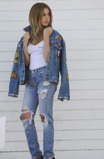 ASHLEY TISDALE on the Set of a Photoshoot in Hollywood 09/01/2016