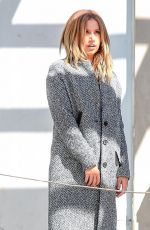ASHLEY TISDALE on the Set of a Photoshoot in West Hollywood 09/01/2016