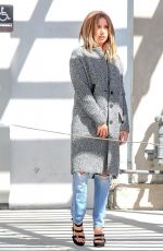 ASHLEY TISDALE on the Set of a Photoshoot in West Hollywood 09/01/2016