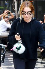 ASHLEY TISDALE Out for Lunch at Zinque in Los Angeles 09/11/2016