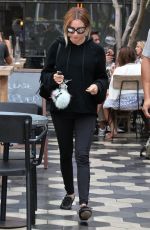 ASHLEY TISDALE Out for Lunch in West Hollywood 09/12/2016