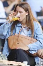 AURORA RAMAZZOTTI at Radetzki Cafe in Milan 09/01/2016