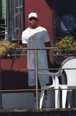 BARBARA PALVIN and Lewis Hamilton Out in Venice 08/31/2016