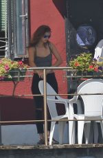 BARBARA PALVIN and Lewis Hamilton Out in Venice 08/31/2016