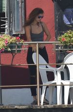 BARBARA PALVIN and Lewis Hamilton Out in Venice 08/31/2016
