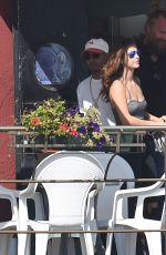 BARBARA PALVIN and Lewis Hamilton Out in Venice 08/31/2016