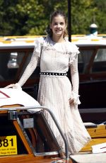 BARBARA PALVIN Arrives at Hotel Excelsior in Venice 09/01/2016