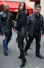 BARBARA PALVIN in Leather at New L