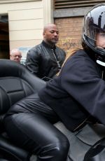 BARBARA PALVIN in Leather at New L