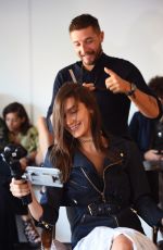 BELLA HADDID at Anna Sui Fashion Show at NYFW in New York 09/14/2016
